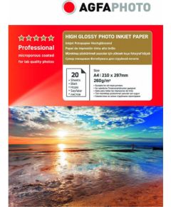 Agfaphoto fotopapīrs A4 Professional High Glossy 260g 20 lapas