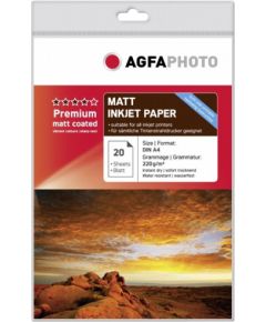 AgfaPhoto fotopapīrs A4 Premium Double Matt 220g 20 lapas