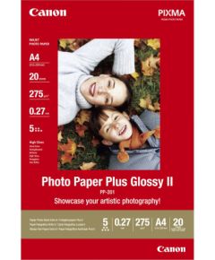 Canon fotopapīrs A4 265g glancēts II 20 lapas (PP-201)