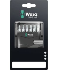 Uzgaļu komplekts Wera Bit-Check 7 Standard; T10-T40; 6 gab.