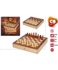 Настольная игра Шахматы и шашки (деревянные) 30x30x5,5 см 6+ CB45594