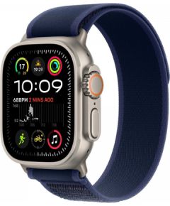 Apple Watch Ultra 2 Умные Часы 49mm / GPS / Cellular / Natural Titanium / Blue Trail Loop / S-M