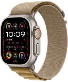 Apple Watch Ultra 2 Умные Часы 49mm / GPS / Cellular / Natural Titanium / Tan Alpine Loop / M