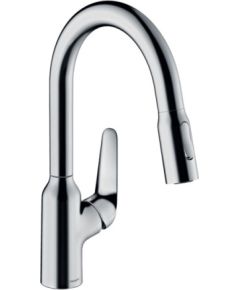 Hansgrohe virtuves izlietnes maisītājs ar izvelkamu dušu M429-H180, hroms