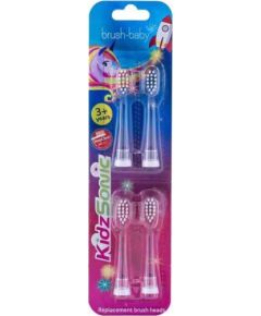 Końcówka BRUSH BABY_Kidz Sonic końcówki do szczoteczki sonicznej 3-6l 4szt.