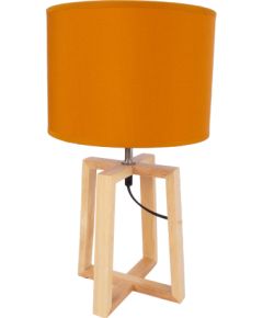 Galda lampa WOODEN H44,5cm, okers