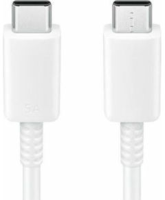 Samsung EP-DN975BWE 45W USB-C uz USB-C Super Ātrs 5A Uzlādes un Datu Kabelis Balts 1m (OEM)