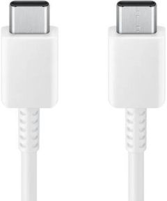 Samsung EP-DW767JWE 25W Универсальный 3A Быстрый USB-C до USB-C Кабель для передачи данных и зарядки 1.8м Белый (OEM)