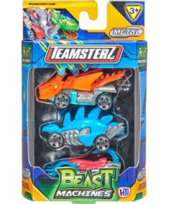 TEAMSTERZ Beast Machine automašīnu 3-paka, 7,5 cm