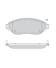 FVR4840 BREMŽU UZLIKAS FBP-1018 FREMAX