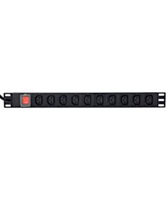 Pagarinātājs Gembird PDU 16A 3500W 10 pcs C13 sockets