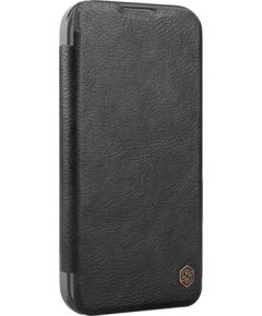 Etui Nillkin Qin Prop Leather iPhone 16 Pro Max (czarny)