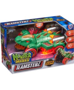 TEAMSTERZ Mighty Machine dinozaura automašīna ar gaismas un skaņas efektiem, 12,5 cm