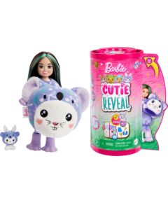 Lalka Barbie Mattel Cutie Reveal Chelsea Króliczek-Koala Seria Kostiumy Zwierzaczki HRK31