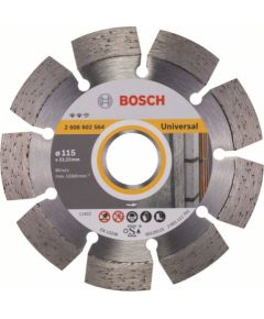 Dimanta griešanas disks Bosch EXPERT FOR UNIVERSAL; 115 mm