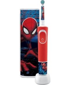 Szczoteczka Oral-B Vitality Kids D100 Spiderman + Case Czerwona