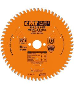 Griešanas disks metālam CMT 226; 216x2,2x30; Z64; 0°