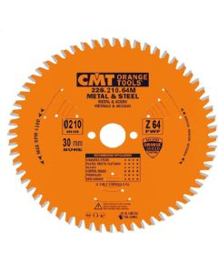 Griešanas disks metālam CMT 226; 210x2,2x30; Z64; 0°