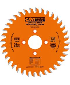 Rievu griešanas diski CNC iekārtām CMT 240.150.040M; 150X43X30; Z36