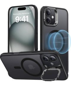 Classic Hybrid (HaloLock) ESR case with stand for iPhone 16 (black)