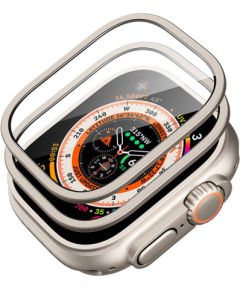 Protection set for Apple Watch Ultra ESR 49mm (case+glass) (titanium)