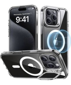 ESR Classic Hybrid (HaloLock) case with stand for iPhone 16 Pro (transparent)