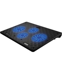 Omega laptop cooler pad 45424, black