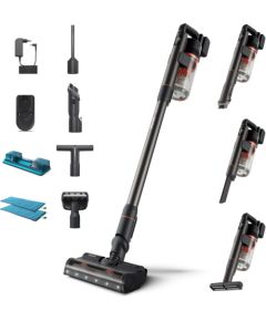 Philips 7000 series XC7055/01 stick vacuum/electric broom Battery Dry&wet Cyclonic Bagless 0.6 L Black, Red