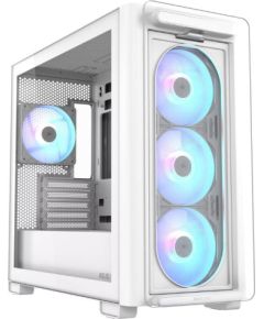 Case ASUS A23 PLUS MidiTower Case product features Transparent panel MicroATX MiniITX Colour White A23PLUSTG/ARGBWHITE