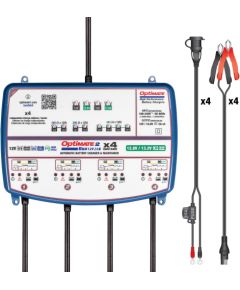 Lādētājs OPTIMATE 2 Duo x4 bank 12V 2A 6Ah-96Ah