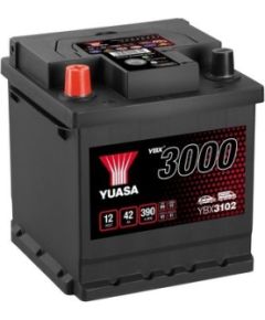 12V 42Ah 390A AKUMULATORS YUASA YBX3102 175x175x190+-