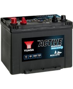 Yuasa AKUMULATORS 12V 80Ah 600A Marine Dual EFB YBX ACTIVE 260x174x225 +-