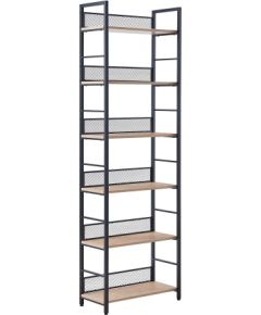 Shelf HECTOR 60x28xH187cm, ash/black