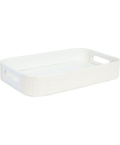 Tray WILMA 38.5x23.5x6cm, white