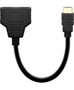 Adapteris Savio HDMI Splitter Male - 2 x HDMI Female