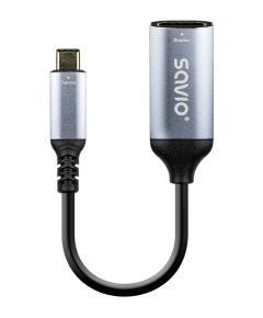 Adapteris Savio USB Type-C Male - HDMI Female 4K