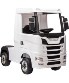 Lean Cars Battery-powered car Scania 500R HL698 White 4x4