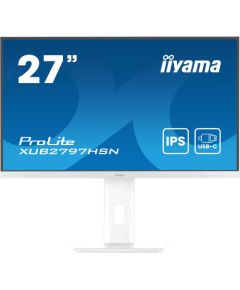 Monitor iiyama iiyama ProLite XUB2797HSN-W2 monitor komputerowy 68,6 cm (27") 1920 x 1080 px Full HD LED Biały