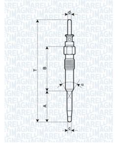 Magneti Marelli KVĒLSVECE MM UC02F 12 23 7 786 869