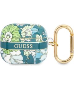 Guess case for Airpods 3 GUA3HHFLN green Flower