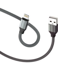 D-Fruit кабель USB-A - Lightning 2 м, серый (DF121)