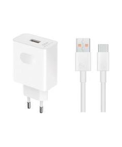 Honor -  HN-110600E00 Honor Original Travel Charger 66W + USB-C Data Cable White