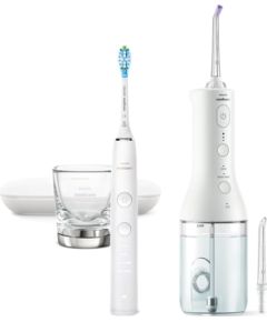 Philips Sonicare Cordless Power Flosser DiamondClean 9000 mutes dobuma irrigators, balts - HX3886/41