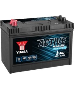 Yuasa AKUMULATORS 100Ah 750A MarineDual EFB YBX ACTIVE 330x173x240 +-