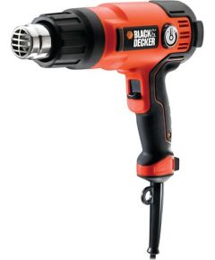 Black & Decker KX2200K-QS heat gun Hot air gun 720 l/min 645 °C 2000 W Black, Orange