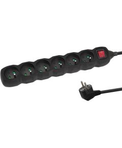 Esperanza ELK217K Power strip 6GN/1,5M Black