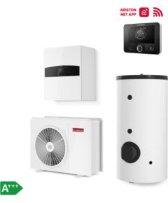 Теплонасос Ariston NIMBUS FLEX 80 S NET R32, воздух-вода, с бойлером, с Wi-Fi, 11.74 kW