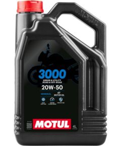 MOTUL 3000 4T 20W50 4L SJ, MA2, minerāleļļa