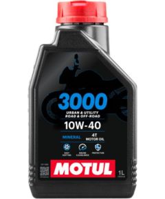 Motul 3000 4T 10W40 1L SL, JASO MA2, motoreļļa