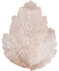 Galda sedziņa BIG LEAF, 36x45cm, zelts